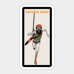 SWORD MAN Sticker